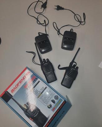 Coppia di ricetrasmittenti a batteria Li-Ion