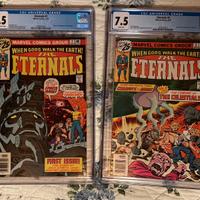 Comics fumetti Eternals #1 e #2 gradati CGC 7.5