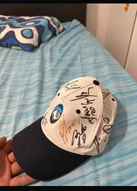Pallone-Cappello  autografati Atalanta 2007-08