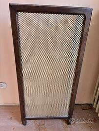 Copri termosifone angolare legno e alluminio