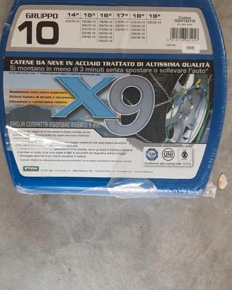  Catene da Neve CORA  9, 9 mm Gruppo10