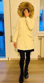 Woolrich Arctic Parka donna XS panna con pelliccia
