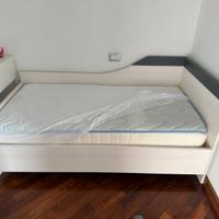 COPPIA LETTINI BAMBINI LEGNO LAMELLARE