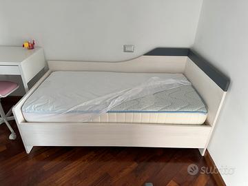 COPPIA LETTINI BAMBINI LEGNO LAMELLARE