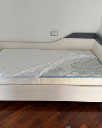 COPPIA LETTINI BAMBINI LEGNO LAMELLARE