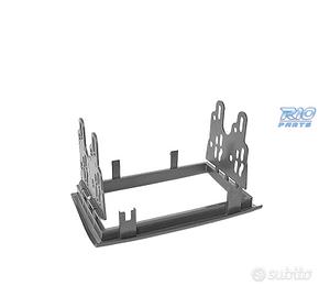 CORNICE NERA RADIO 2-DIN PER CITROEN JUMPER PEUGEO