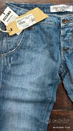 MET  jeans Donna blu  6 Pezzi Super Stock Lot.1009