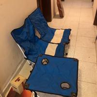 Coppia di sedie ideale per mare o campeggio