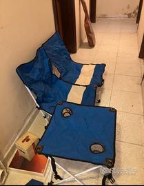 Coppia di sedie ideale per mare o campeggio