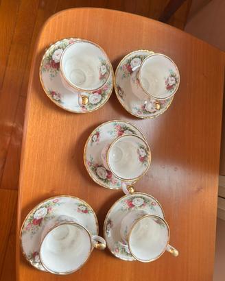 Set 6 tazzine Royal Albert