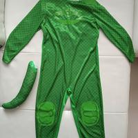 costume carnevale geko pj mask 5 6 anni