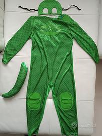 costume carnevale geko pj mask 5 6 anni