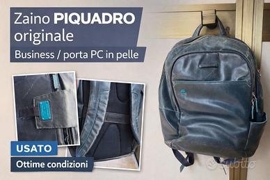 Zaino PIQUADRO originale – porta PC – pelle