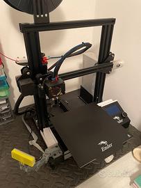 stampante 3D ender 3 con upgrade