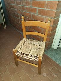 Sedia in legno per bambini