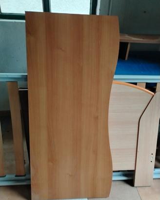 scrivania con penisola e 4 cassetti 