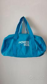 Borsone borsa Powerade azzurro viaggio palestra