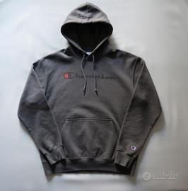 Felpa Champion Grigia Hoodie con cappuccio L 