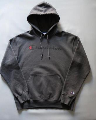 Felpa Champion Grigia Hoodie con cappuccio L 