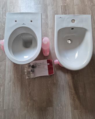 Bidè  e wc marca Pozzi-Ginori 