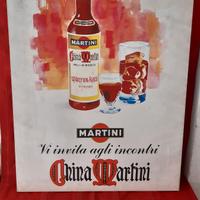 Quadro insegna pubblicitario Martini anni '60