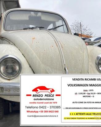 RICAMBI USATI VW MAGGIOLINO 1975