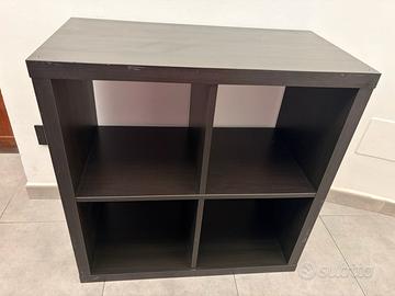 Mobile libreria IKEA Kallax 77x77 cm nero/marrone