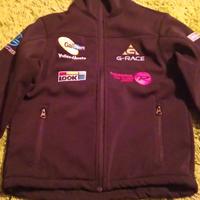 Softshell nero bambino