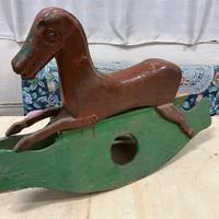 Cavallo a dondolo anni 40/50