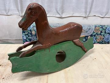 Cavallo a dondolo anni 40/50