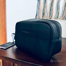Wash bag-Trousse-black uomo