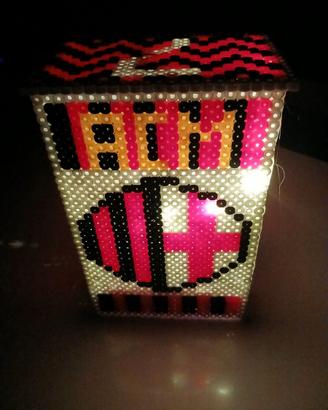 Lampada MILAN con tubetti plastica pyssla