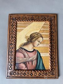 Madonna di Raffaello  in terracotta Toscana