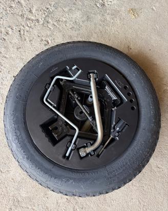 Ruotino auto 135/80R14 con accessori