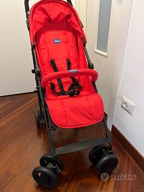 Passeggino Chicco London rosso COME NUOVO