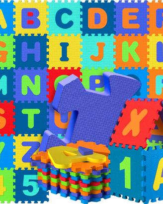 Tappeto Gioco Bambini Puzzle XXL da 86 Pezzi 3,3m²