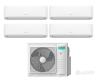 Climatizzatore quadri split Hisense in garanzia