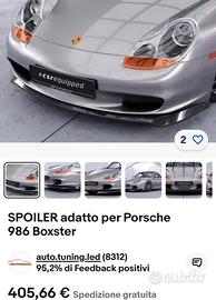 SPOILER Splitter ant. Porsche Boxster 986 *NUOVO