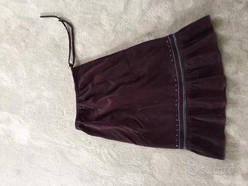 Gonna velluto Bonpoint