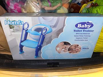 Homfa riduttore wc bambini con scaletta