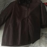 Giacca femminile in pelliccia + pantaloloni