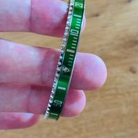 Bracciale per rolex submariner verde speedometer