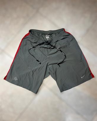 Pantaloncini cort nike dri-fit uomo -grigio/rosso
