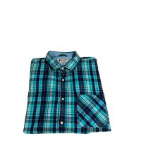 Camicia Seaport a quadri blu e verde