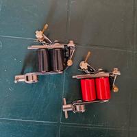 Set 2 macchine a bobina per tatuaggio 