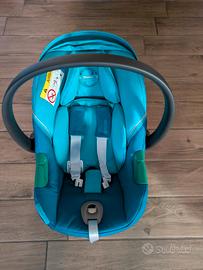 Cybex ovetto+base isofix+adattatori per passeggino