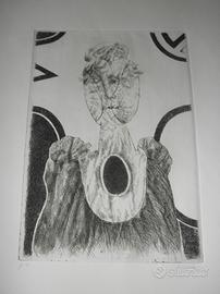 Litografia Armodio soggetto singolo p.a.