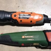 Mini avvitatore e fresetta a batteria per ricambi