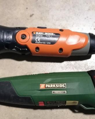 Mini avvitatore e fresetta a batteria per ricambi