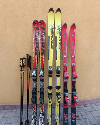 3 sci + 2 coppie di bacchette (lotto o singoli)